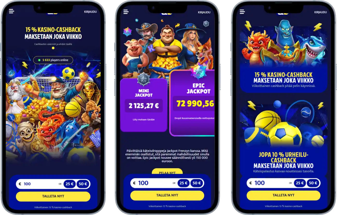 Quickz Casinon Mobiilisovellus