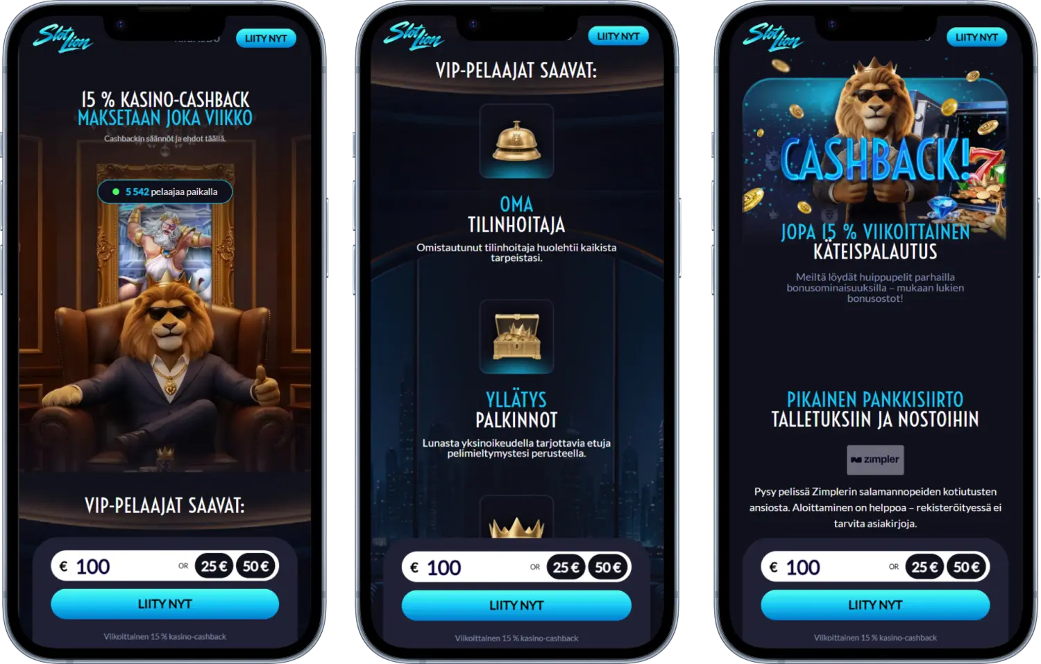 Slot Lion Casinon Mobiilisovellus